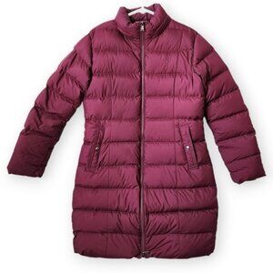 POLO RALPH LAUREN Goose Down Trench‎ Puffer Jacket in Magenta size M